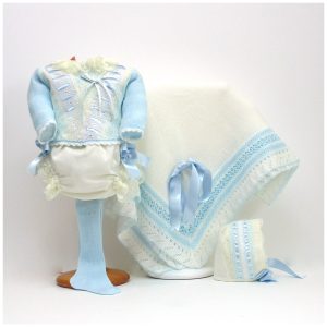 Jersey, braga, capota, calcetín y toquilla