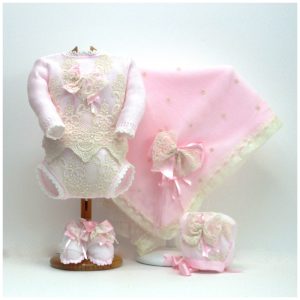 Jersey, braga, capota y toquilla tul