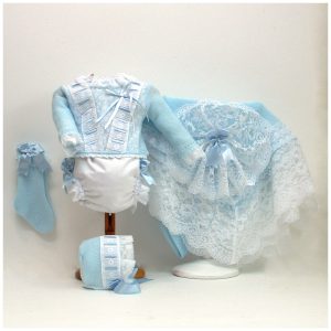 Jersey, braga, capota, calcetín y toquilla