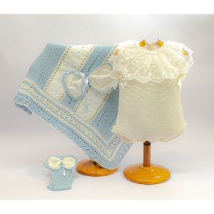 Pelele, calcetín y toquilla