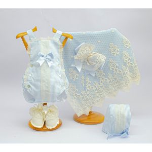 ranita, capota, patucos y toquilla