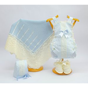 Ranita, capota, patucos y toquilla