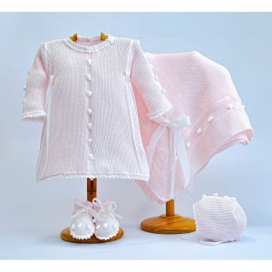 Vestido, capota, patucos y toquilla Md.3001